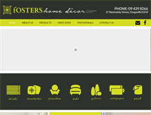 Tablet Screenshot of fostershd.co.nz